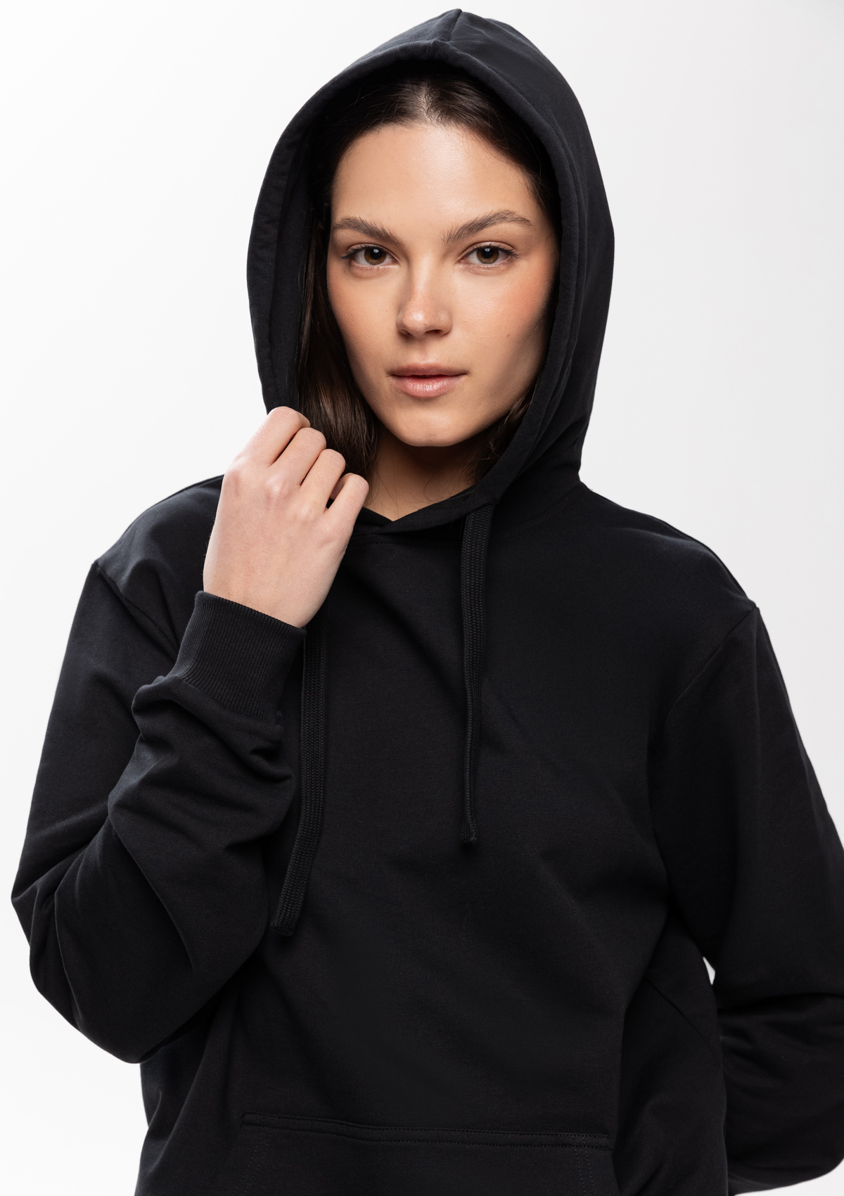 Худи унисекс STAN футер без начёса 260, 23, Чёрный,  (20)  (48/M)