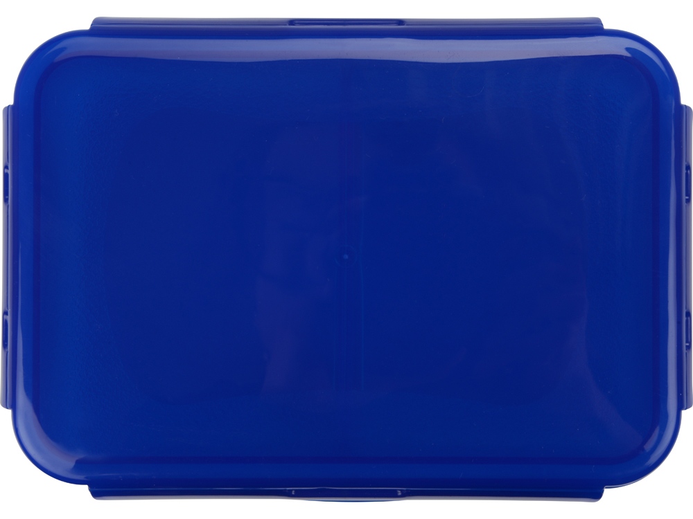 Герметичный ланч-бокс Foody с двумя секциями, 650мл, синий