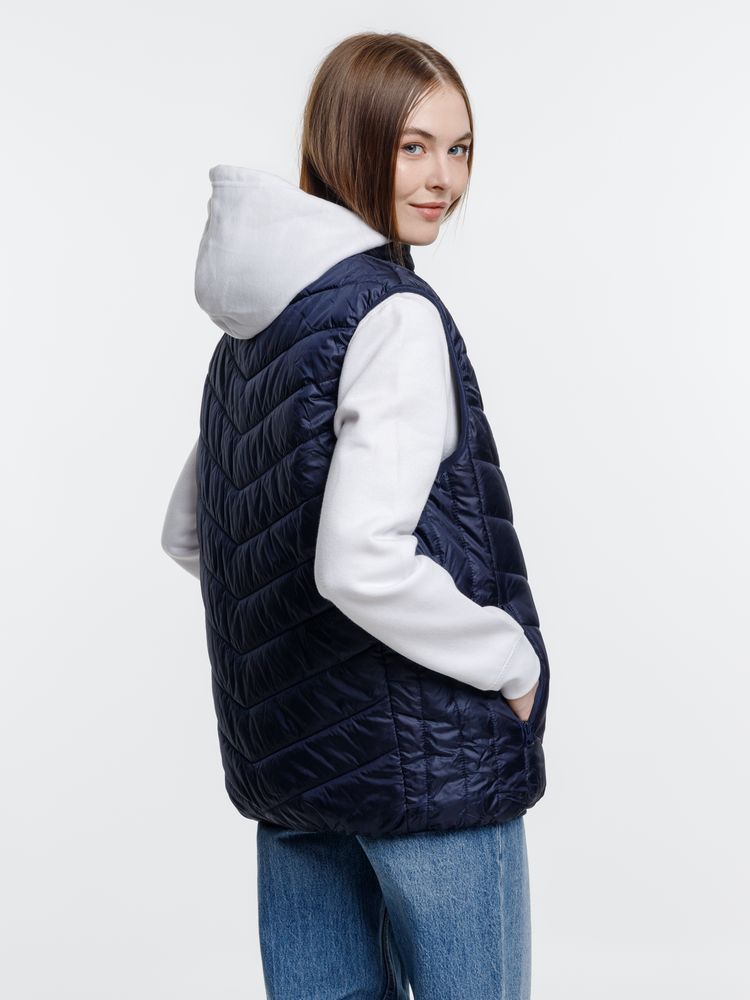 Жилет с подогревом Thermalli Valmorel, темно-синий, размер 4XL