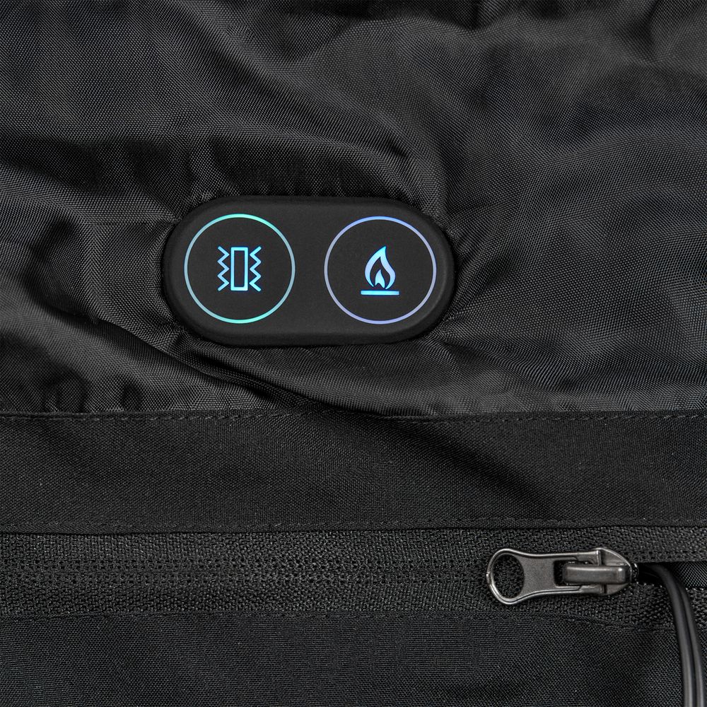 Куртка с подогревом Thermalli Everest, черная, размер 3XL