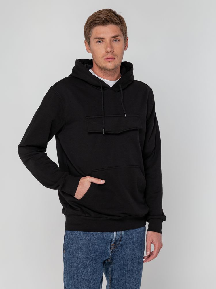 Худи унисекс с карманом на груди Chest Pocket фото на сайте Print Logo.