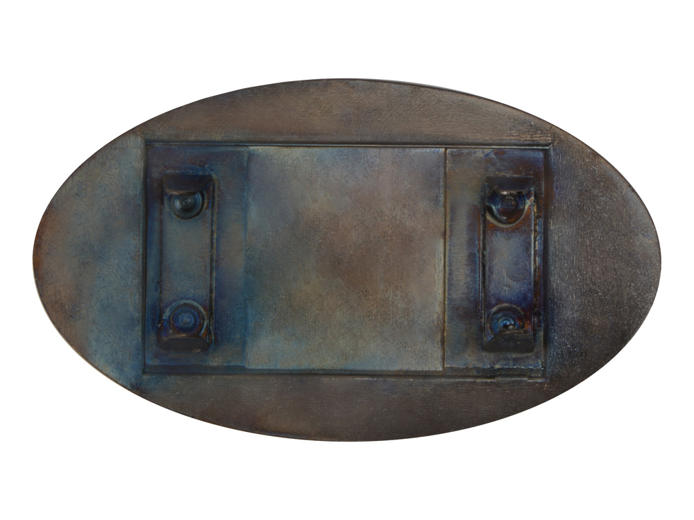 Шильд овальный 79*45 с зажимами