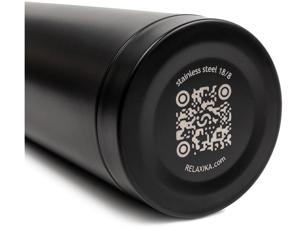 Термос Relaxika 101 (0,5 литра), черный (без лого)