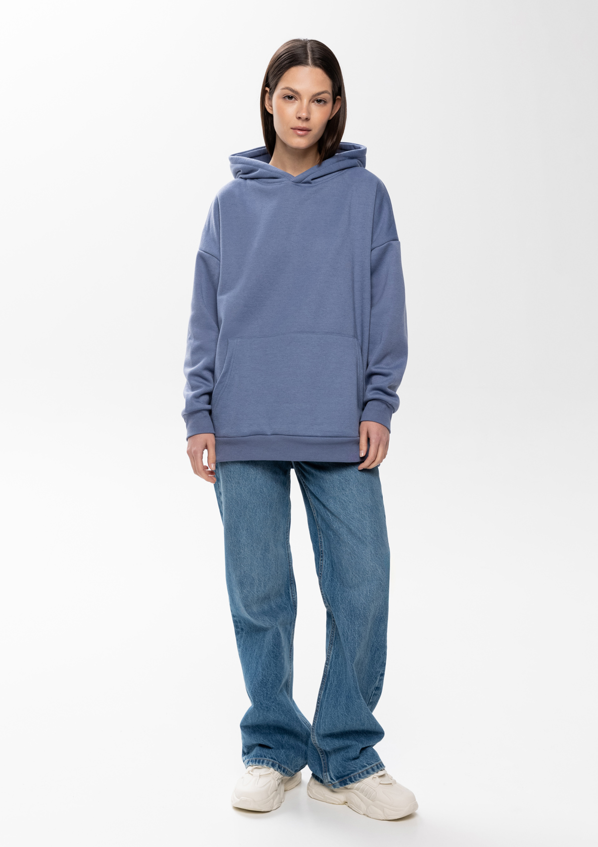 Худи унисекс STAN оверсайз интерсофт 320, 69, Серо-фиолетовый,  (74)  (56/XXXL)