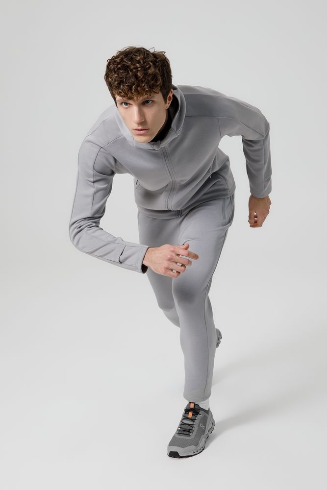 Куртка с капюшоном унисекс Begi, серая, размер L