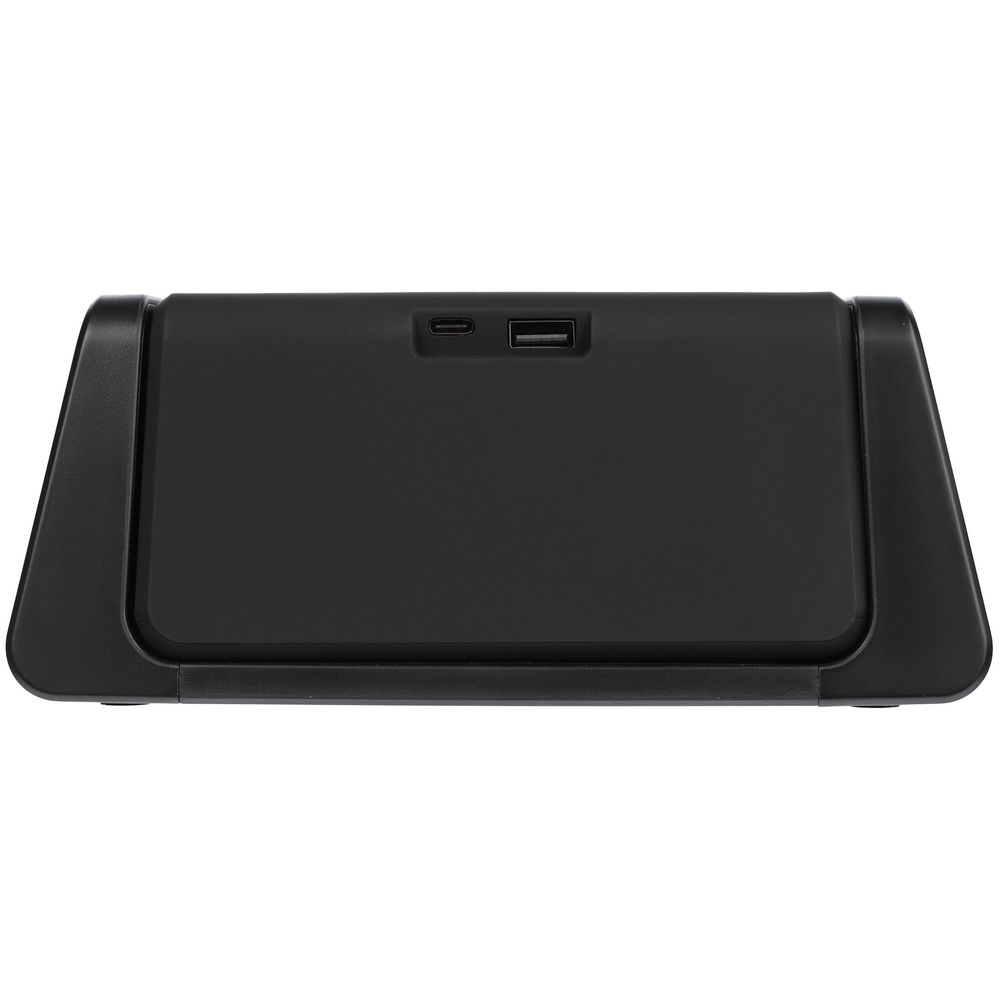 Настольный стерилизатор с беспроводной зарядкой и часами UV Depot фото на сайте Print Logo.