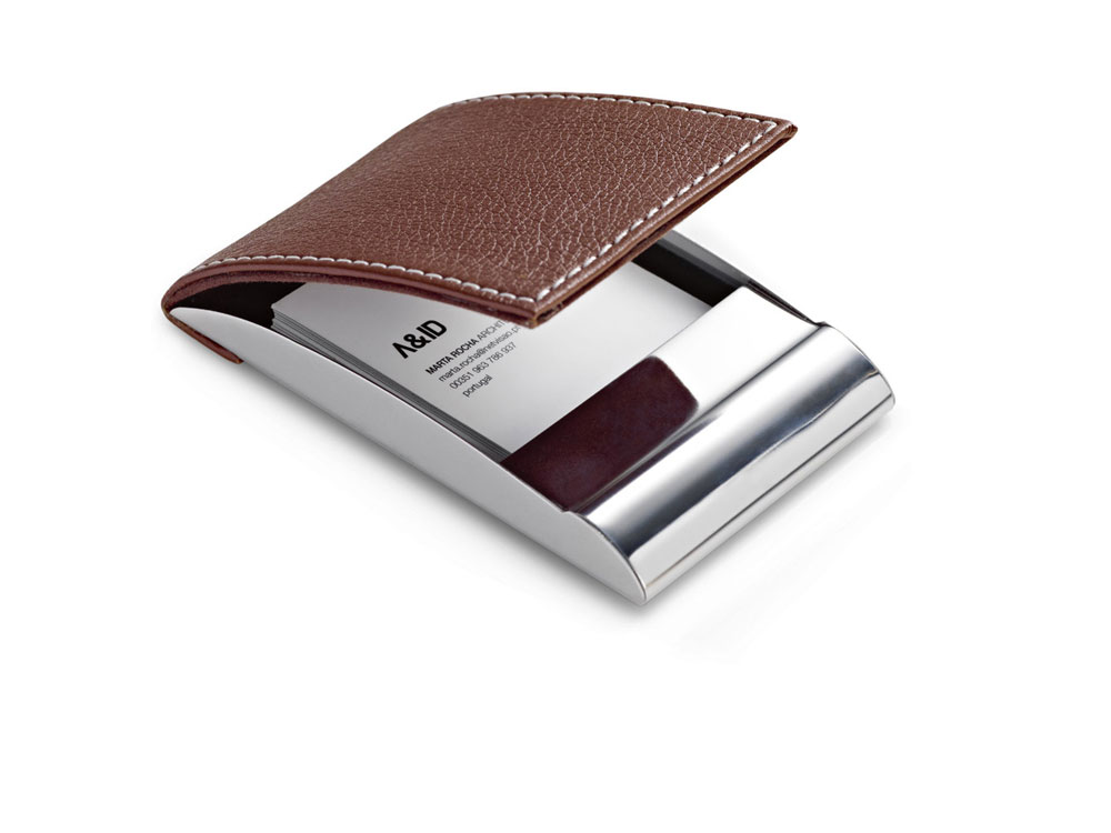 Визитница из металла SMITH с логотипом  | Print Logo