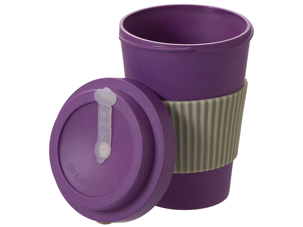 Термокружка Muffin из натуральных волокон, фиолетовый