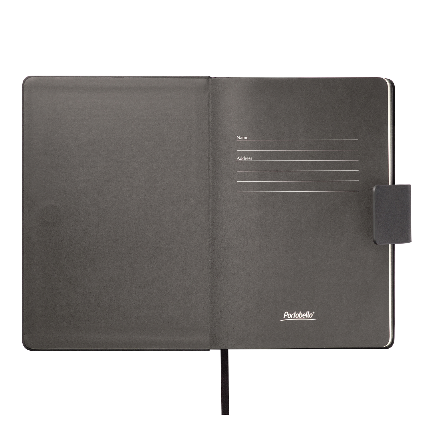 Ежедневник Риц (Ritz) недатированный, черный, твердая обложка