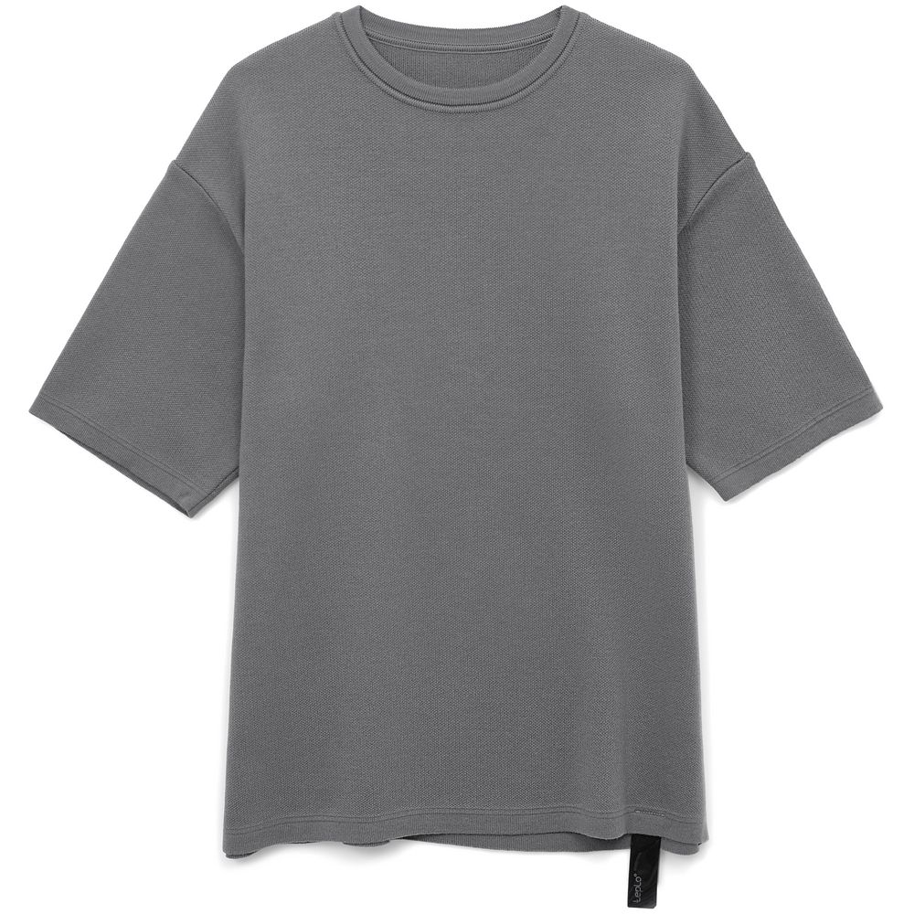 Джемпер с коротким рукавом Siluetti Volumica с логотипом teplo | Print Logo