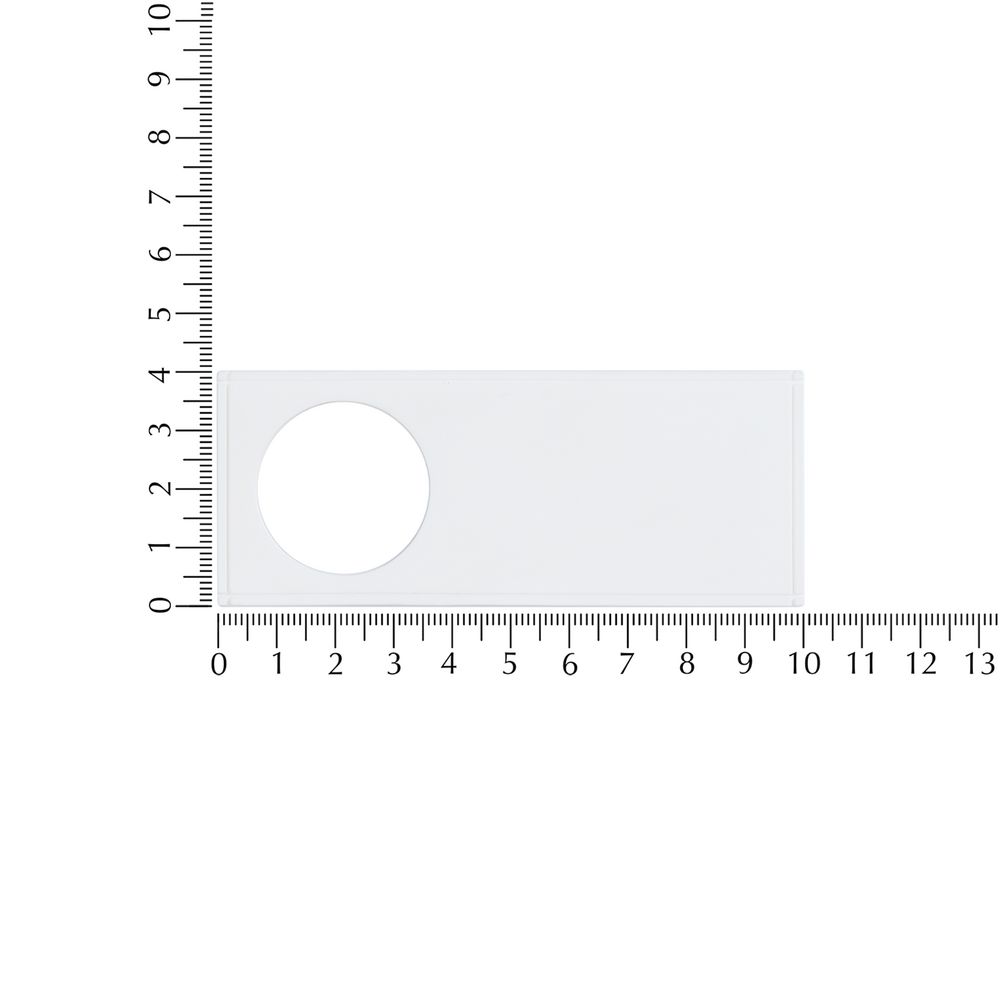 Лейбл из ПВХ с вырубкой «Круг» фото в интернет-магазине Print Logo.