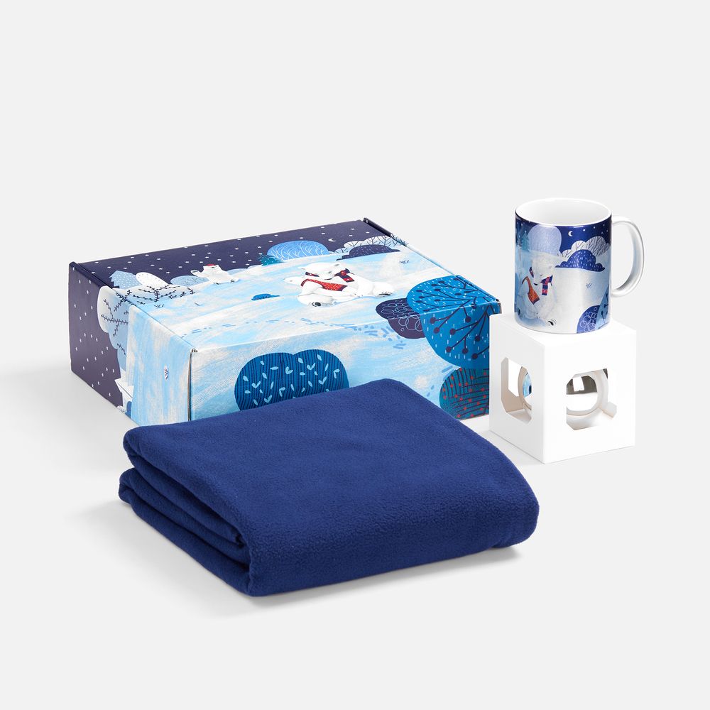 Набор «Праздничный полюс» с логотипом  | Print Logo