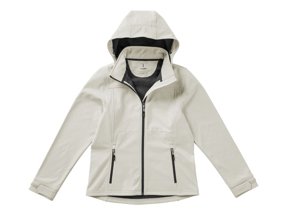 Куртка софтшел Langley женская, светло-серый