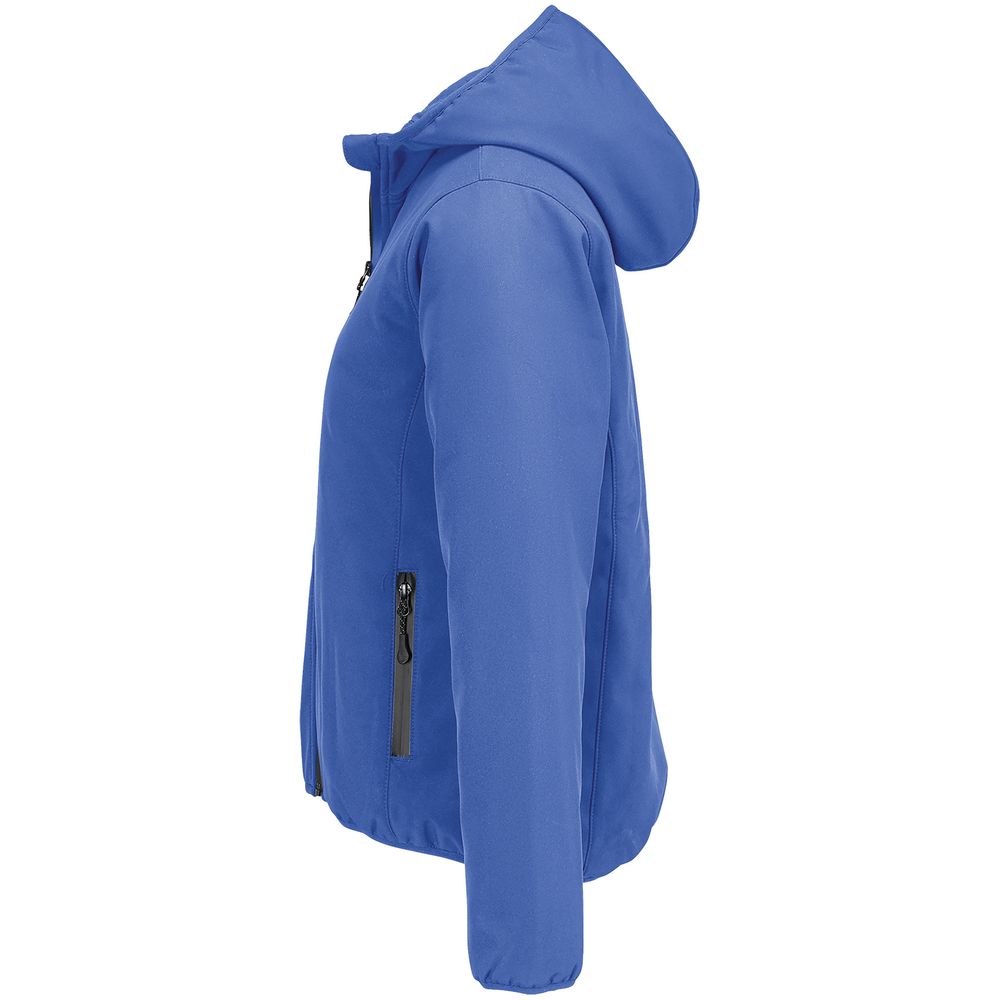 Куртка софтшелл с капюшоном женская Falcon Women, ярко-синяя (royal), размер L