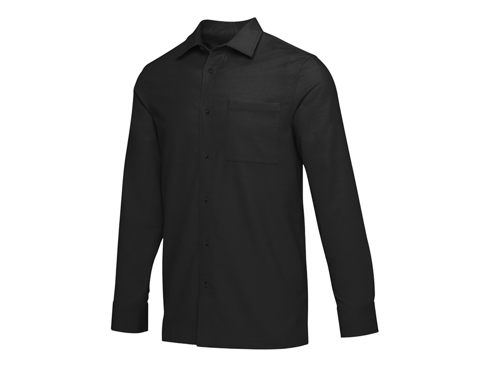 Рубашка вельветовая Alum, унисекс с логотипом Elevate | Print Logo