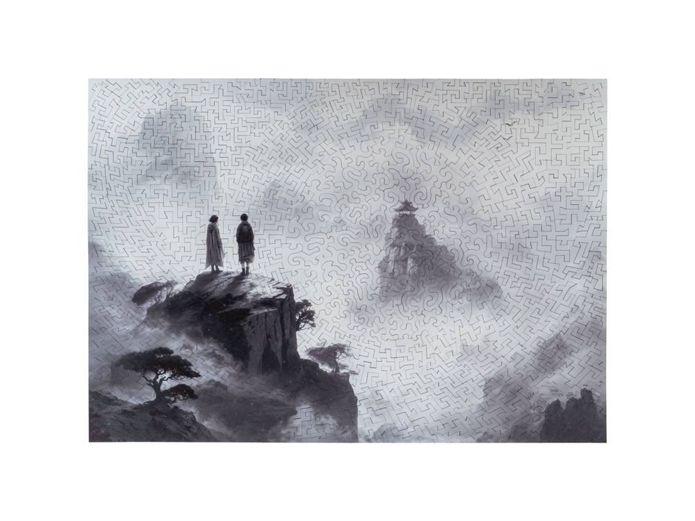 Деревянный пазл Serenity с логотипом Unidragon | Print Logo