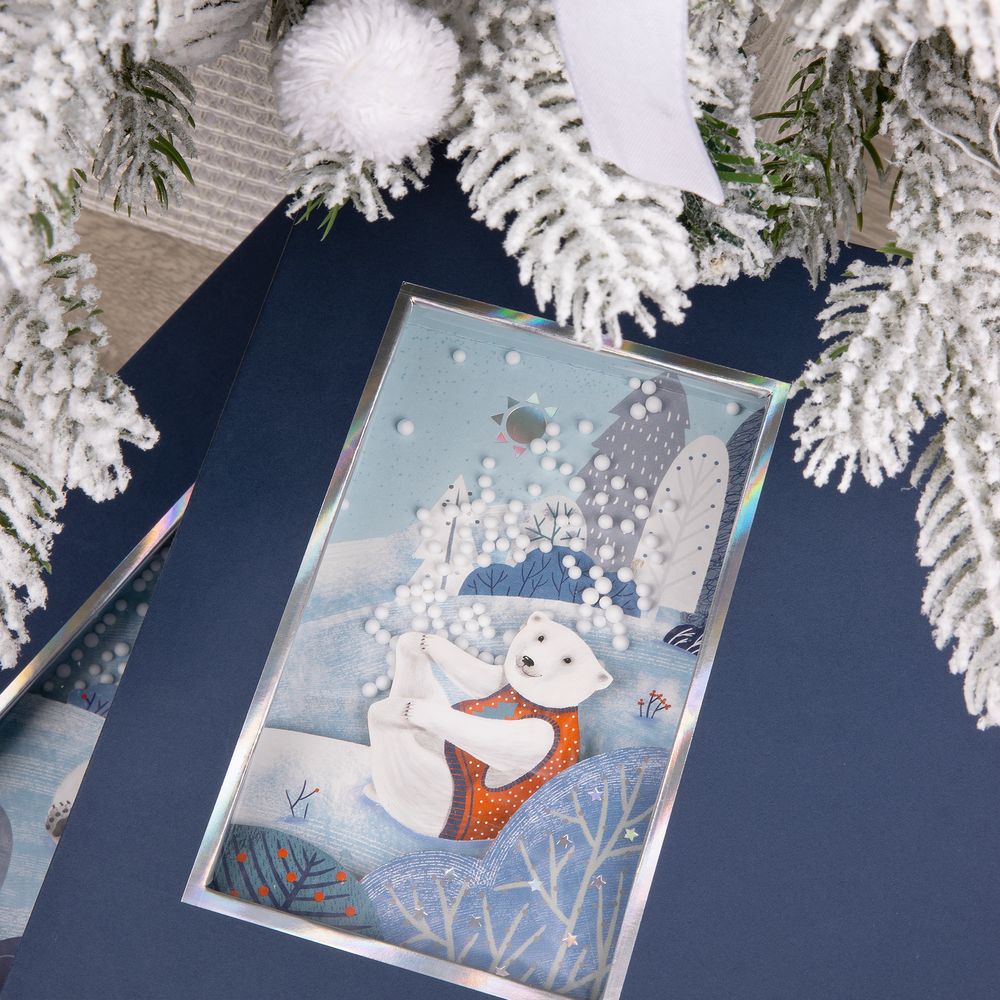 Коробка The Blue Bear — пример нанесения логотипа () | Print Logo