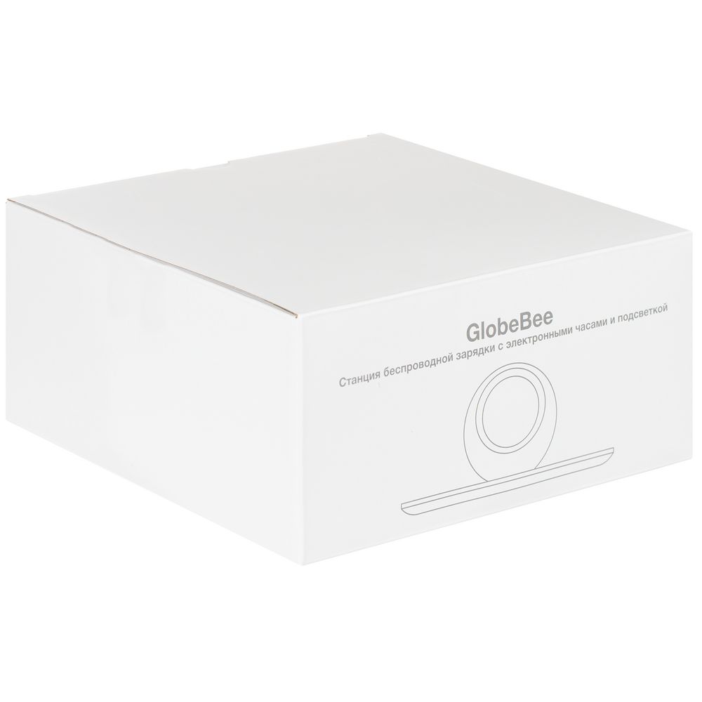 Станция беспроводной зарядки с часами и подсветкой GlobeBee