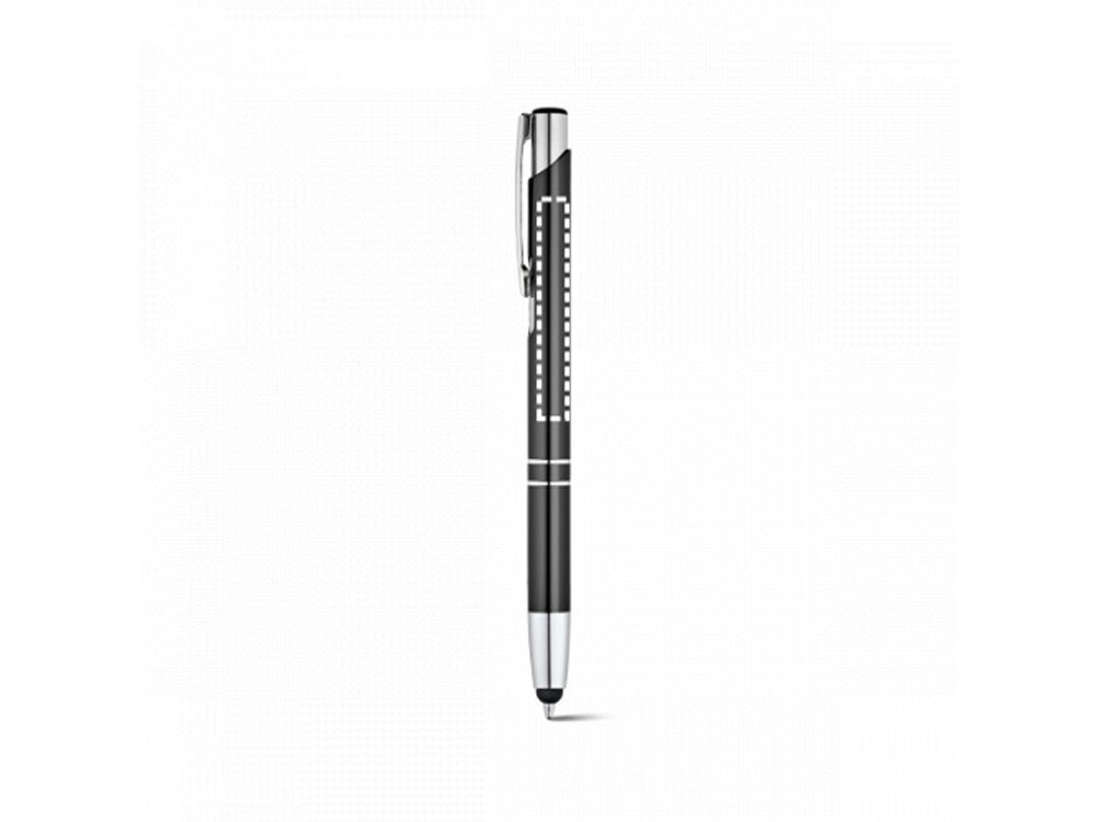 BETA TOUCH. Алюминиевая шариковая ручка, Черный