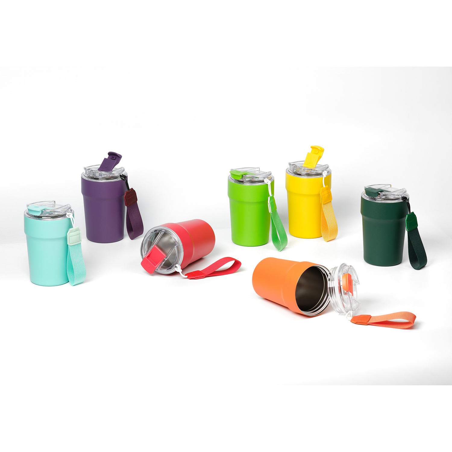 Термокружка вакуумная Монако (Monaco), красная — пример нанесения логотипа (Portobello Термокружки) | Print Logo