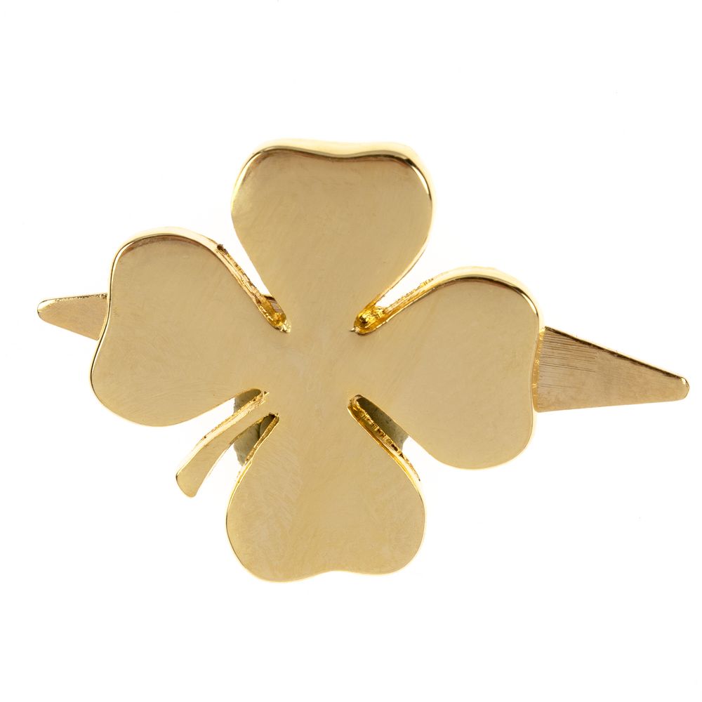 Шильдик «Счастливый клевер» с логотипом  | Print Logo