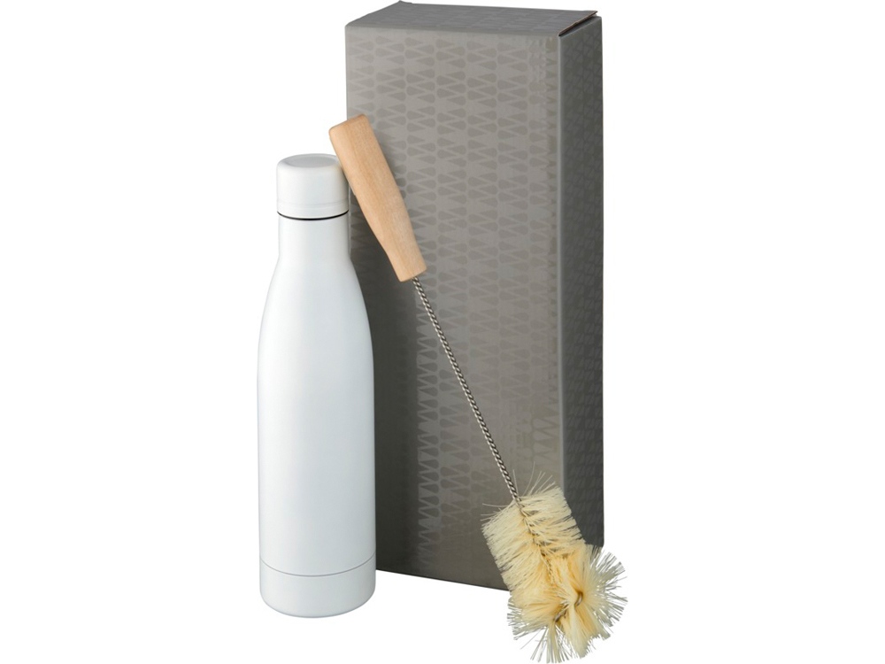 Набор Vasa: бутылка с медной изоляцией, щетка для бутылок фото на сайте Print Logo.