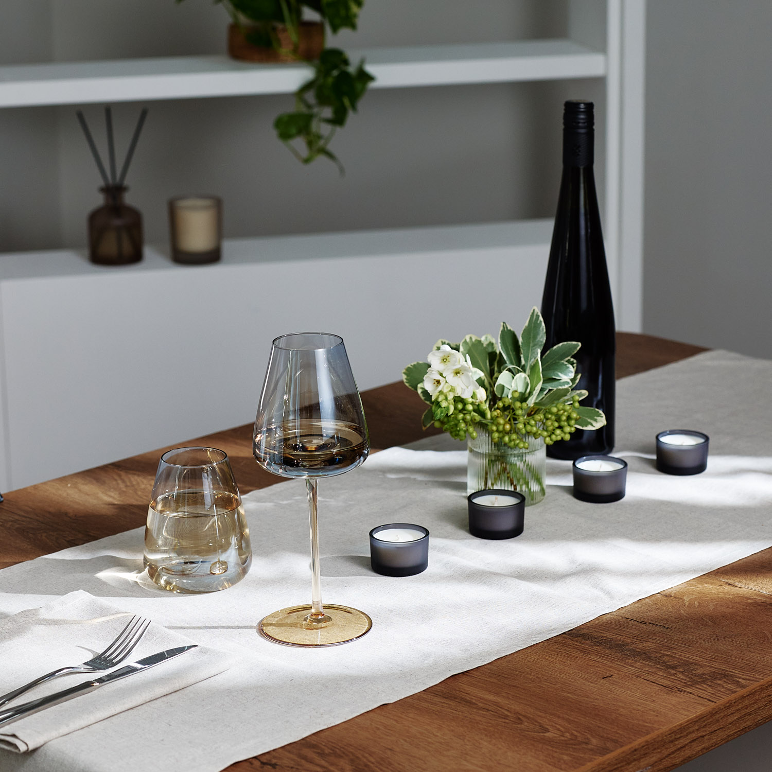 Бокал для вина Ницца (Nizza), градиент золотой фото на сайте Print Logo.