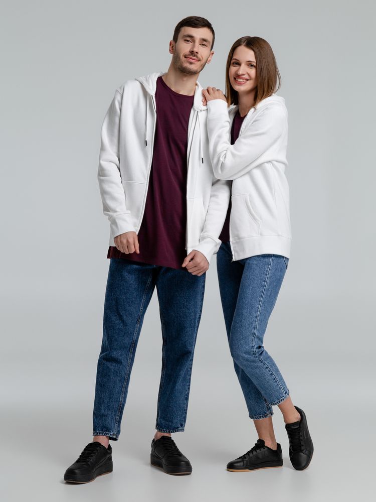 Толстовка на молнии с капюшоном унисекс King фото на сайте Print Logo.