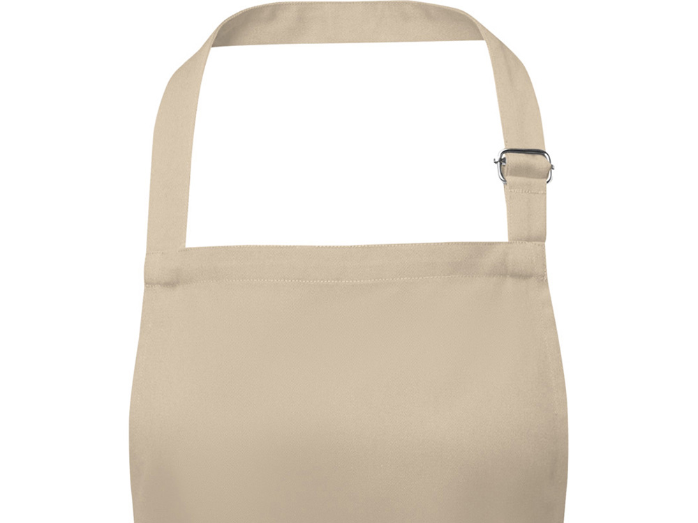 Фартук Andrea плотностью 240 г/м² с регулируемой завязкой на шее - Oatmeal
