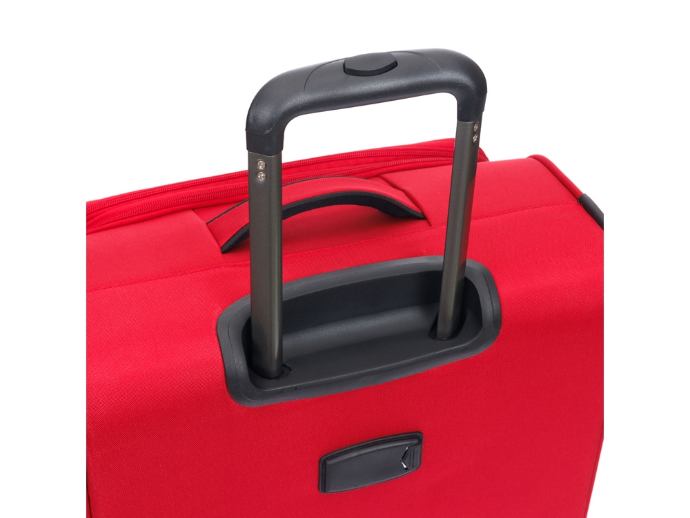 Чемодан TORBER БРОСНО, красный, нейлон 600D, 48 х 30 х 78 см, 85 л