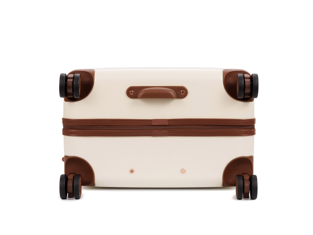 Чемодан BUGATTI АМЕЛИЯ | AMELIA, бежевый, поликарбонат / АБС-пластик, 50х29х76 см, 85 л