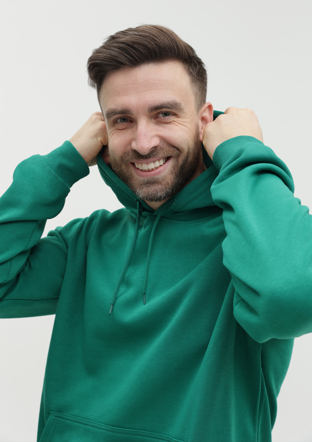 Худи унисекс STAN футер с начёсом 260, 20, Зелёный,  (30/1)  (46/S)