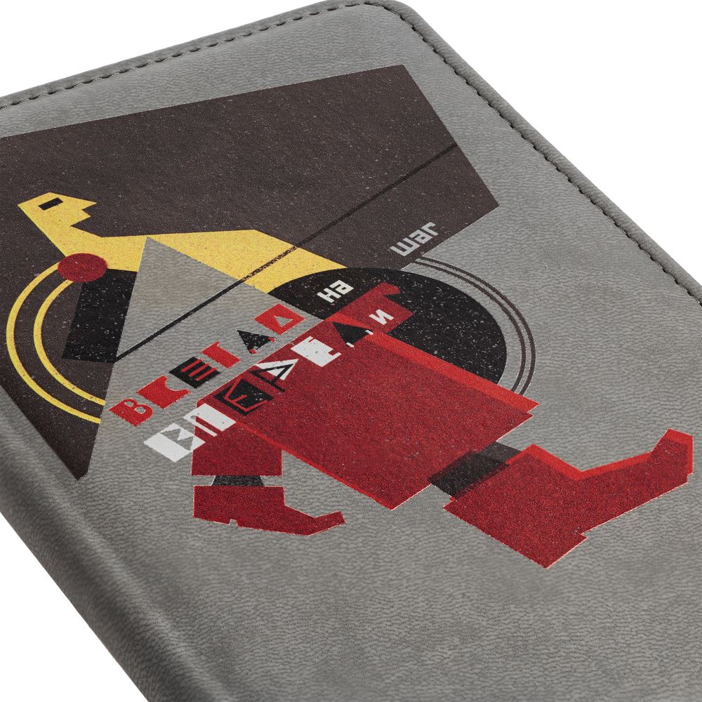 Визитница «На шаг впереди» — пример нанесения логотипа (Принтэссенция) | Print Logo