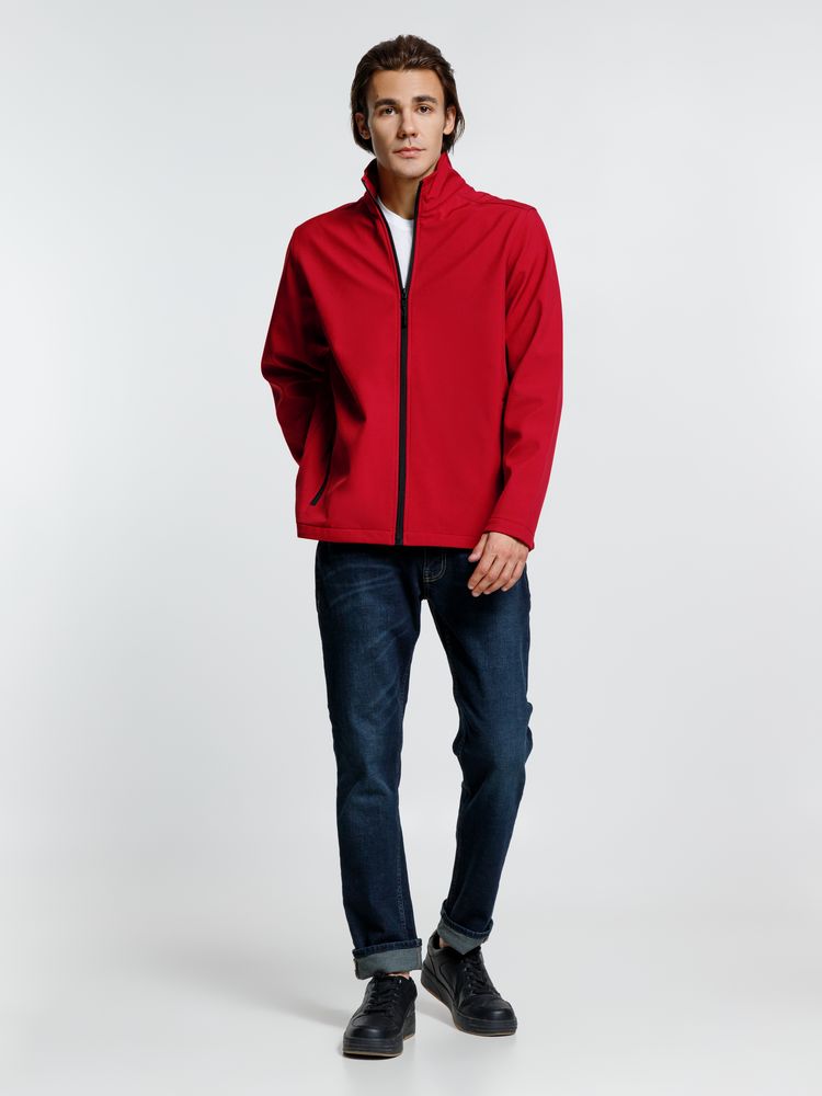 Куртка софтшелл мужская Race Men красная, размер 3XL