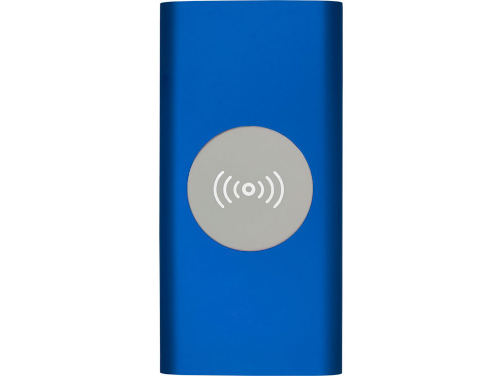 Беспроводное портативное зарядное устройство емкостью 8000 мАч Juice, синий