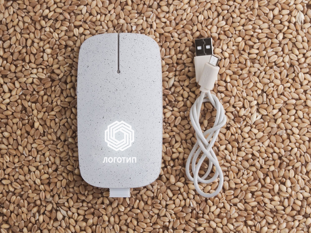 Беспроводная мышь c подсветкой Pokket2 Eco, белый