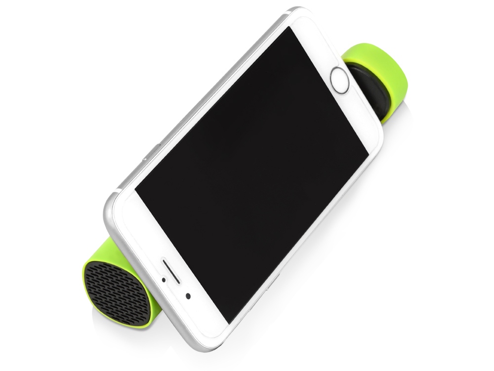 Портативное зарядное устройство Мьюзик, 5200 mAh, зеленое яблоко