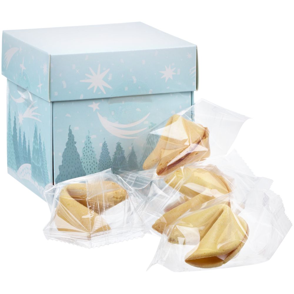 Набор печений с предсказанием Fortune Cookie — пример нанесения логотипа (сделано в России) | Print Logo