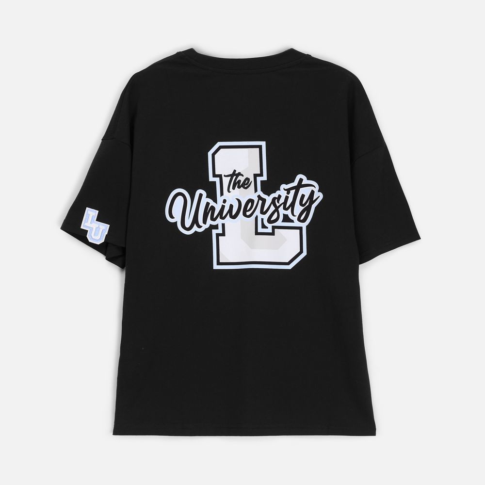 Футболка унисекс T3, черная, размер M/L