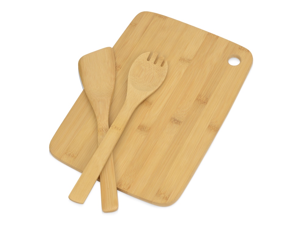 Разделочная доска с приборами Cooking House с логотипом  | Print Logo