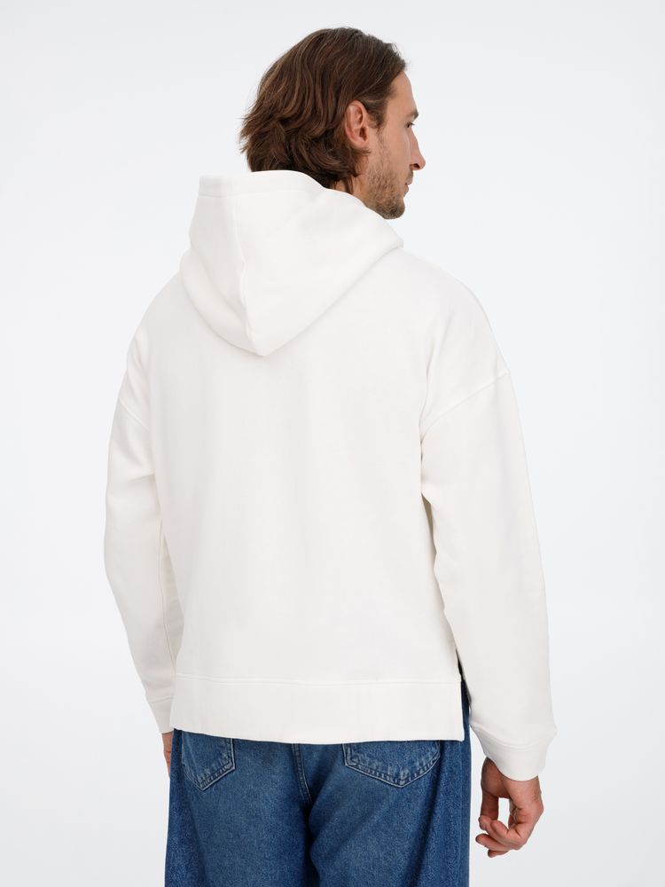 Худи оверсайз унисекс Tolla, молочное, размер XS/S