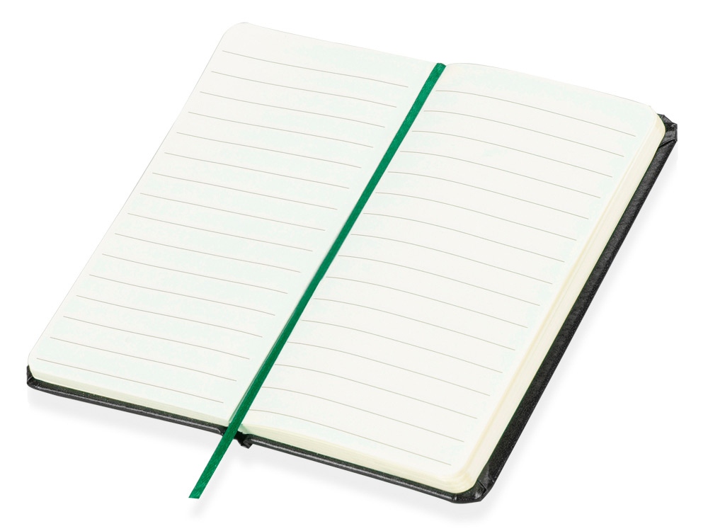 Блокнот Имлес, черный/зеленый