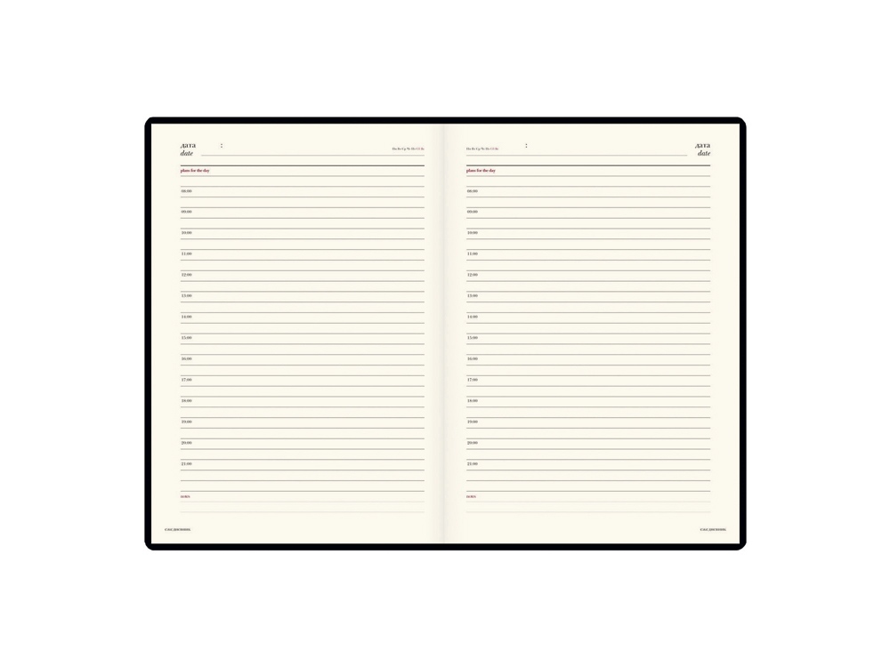 Ежедневник недатированный А5+ Persona (синий) (Р)