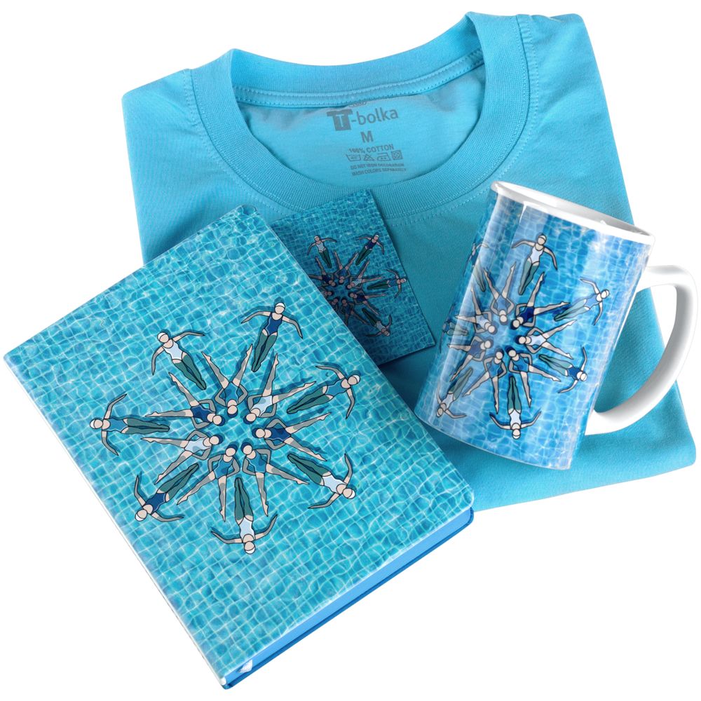 Футболка «Вместе и вовремя» — пример нанесения логотипа (Принтэссенция) | Print Logo