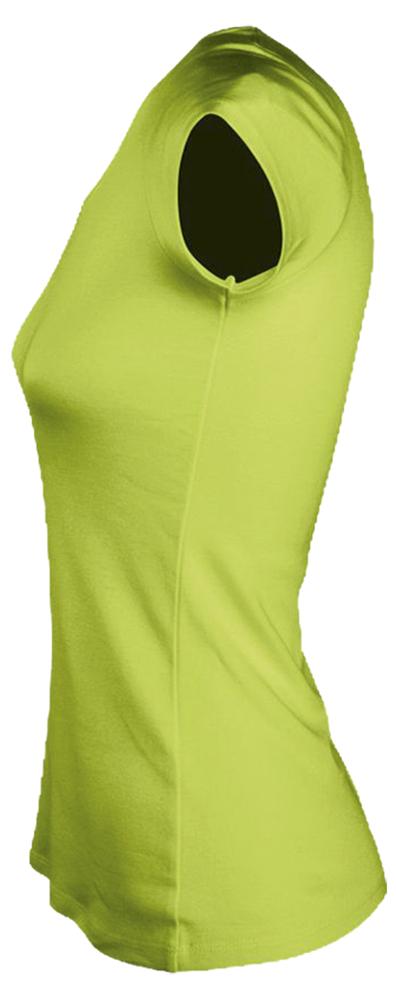 Футболка женская Moody 160, зеленое яблоко, размер L