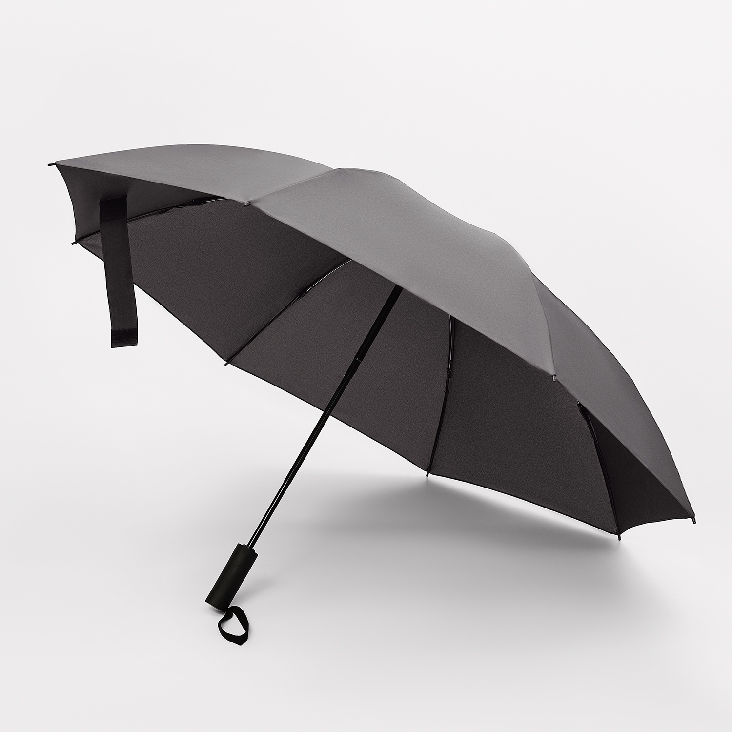 Зонт обратного сложения Olymp, серый