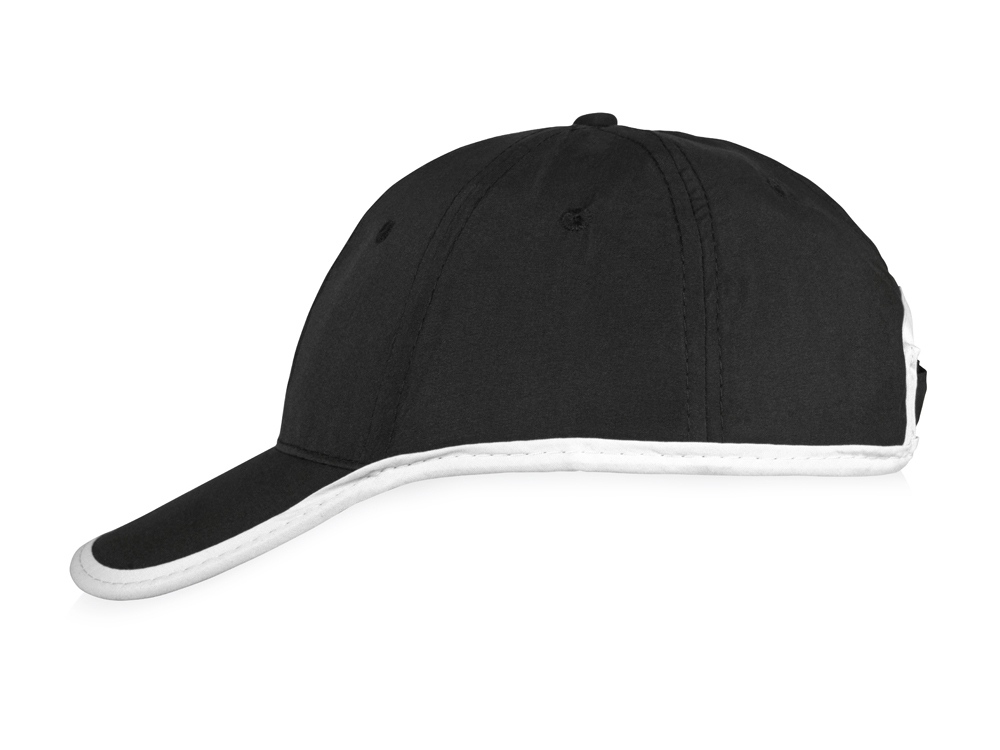 Бейсболка Solo, черный/белый