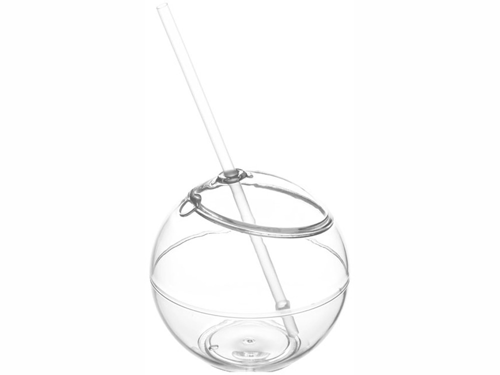 Емкость для питья Fiesta с трубочкой с логотипом  | Print Logo