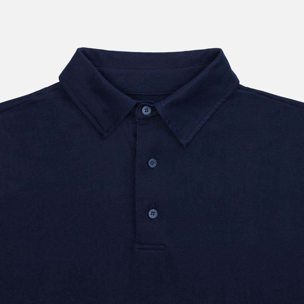 Рубашка поло унисекс Senti, темно-синяя, размер 4XL