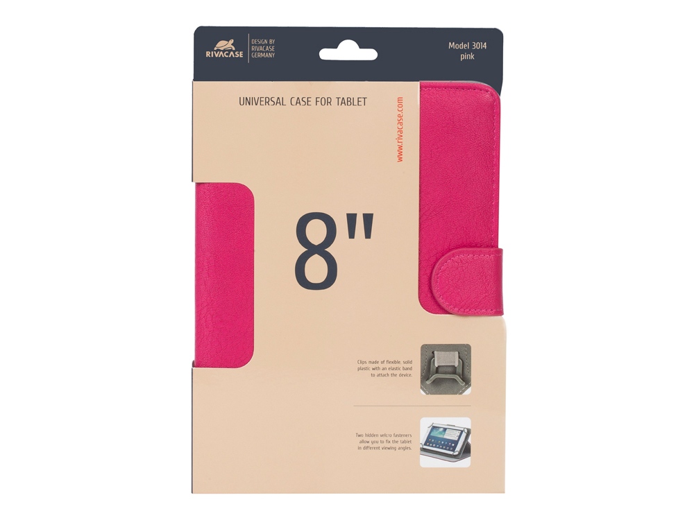 Чехол универсальный для планшета 8 3014, розовый